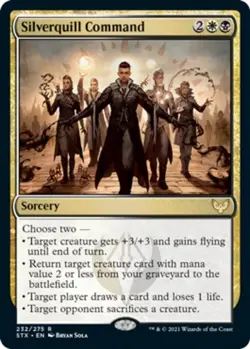 x1 Silverquill Command - Strixhaven: School of Mages - NM - MTG - Image 1