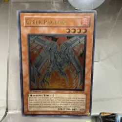 (YBL) Yu-Gi-Oh TCG EOJ-EN009 Cyber Phoenix Effect 1st Edition Super Rare LP - Image 1