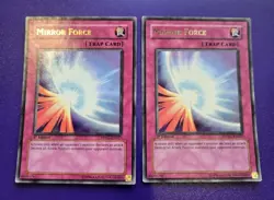 x2 Mirror Force Ultra Rare 1st Edition DPYG-EN027 MP/HP Yugioh - Image 1