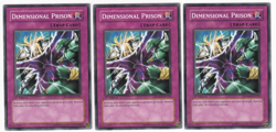 3x Dimensional Prison - (SDMM-EN032 - 1st Ed - Common) - MP - Yugioh - Image 1