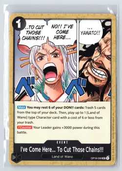 I've Come Here... To Cut Those Chains!!! #OP16-099 The Time of Battle One Piece - Image 1
