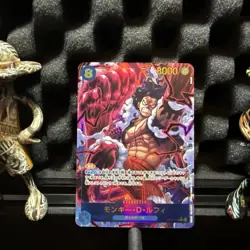 ONE PIECE Monkey D. Luffy Alt Art OP11-118 SEC A Fist of Divine Speed Japanese - Image 1