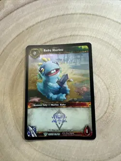 2012 World of Warcraft TCG Crown #149 Baby Murloc - FOIL - Image 1
