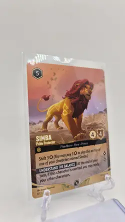 Disney Lorcana Simba Pride Protector Non-Foil Promo DLC Challenge 8/C2 EN NM - Image 2