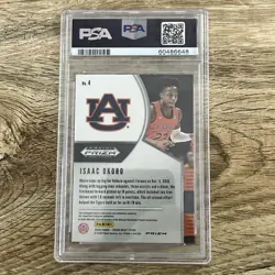 2020-21 Prizm Draft Picks Isaac Okoro Silver Prizm Refractor RC Cavaliers PSA 10 - Image 2