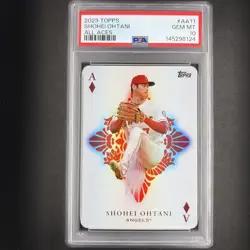 2023 Topps Shohei Ohtani All Aces #AA11 PSA 10 GEM MINT Dodgers Angels - Image 1