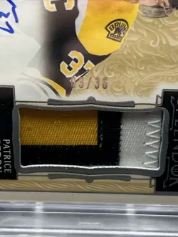 2024 The Cup Splendor 3 Color Patch Auto /36 Patrice Bergeron PSA 9 MINT 🔥🏒🔥 - Image 3