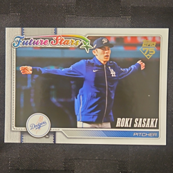 Topps 2026 Series 1 Roki Sasaki Golden Mirror Image SSP Dodgers #66 - Image 1
