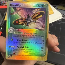 Pokemon TCG EX Ruby & Sapphire Beautifly 2/109 Reverse Holo Rare VLP - Image 1