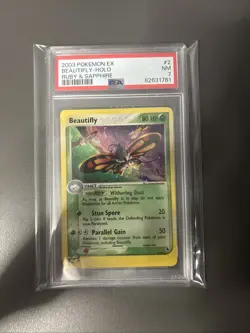 2003 Pokemon EX Ruby & Sapphire BEAUTIFLY 2/109 HOLO RARE PSA 7 - Image 1