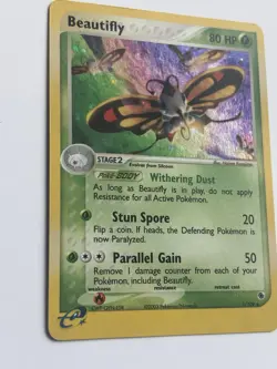 Pokemon TCG Beautifly 2/109 EX Ruby & Sapphire Holo Rare English 2003 NM - Image 2