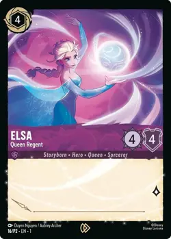 Elsa - Queen Regent Promo Disney Lorcana Promo Cards 16 NM - Image 1