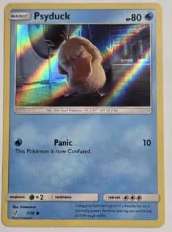 Psyduck Detective Pikachu 7/18 2019 Holo Pokemon Card TCG - Image 1