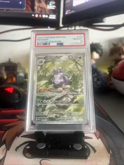 2023 Pokemon Nidoking Illustration Holo Card #174/165 PSA 10 Gem Mint - Image 1