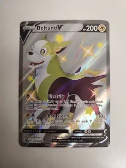 BOLTUND V SWSH085 Full Art Shining Fates Promo Pokemon Card Near Mint REGULAR - Image 1