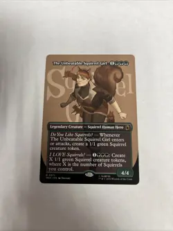 The Unbeatable Squirrel Girl Borderless Nonfoil Superheroes Card #0371 MTG LP - Image 1