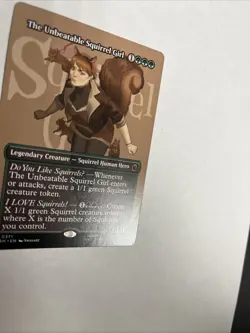 The Unbeatable Squirrel Girl Borderless Nonfoil Superheroes Card #0371 MTG LP - Image 2