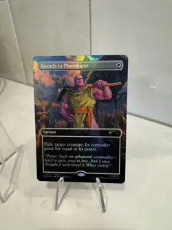 MTG Marvel Swords to Plowshares #0001 2026 Foil Thanos Card PSA Magazine Promo - Image 1
