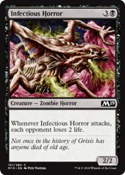 x4 Infectious Horror - Core Set 2019 (M19) - NM - MTG - Image 1