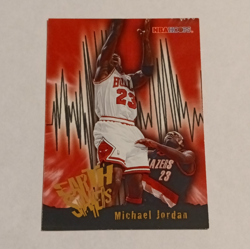 SkyBox NBA Hoops Earth Shakers #358 Michael Jordan Chicago Bulls Insert - Image 1