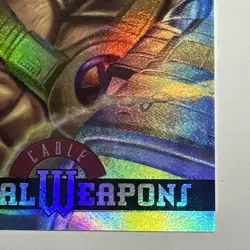 Cable 3 of 9 Limited Edition Card Lethal Weapons 1995 Fleer Ultra X-Men - Image 5
