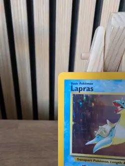 Pokemon TCG Lapras Holo Rare Card 10/62 Fossil Base Set, 1995 - Image 3