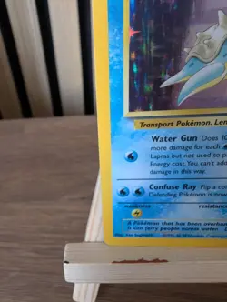 Pokemon TCG Lapras Holo Rare Card 10/62 Fossil Base Set, 1995 - Image 4