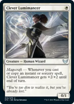 x4 Clever Lumimancer - Strixhaven: School of Mages - NM - MTG - Image 1