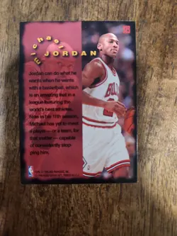 1995-96 Fleer - Michael Jordan #323 - Image 2