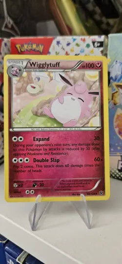 Pokemon TCG Wigglytuff Fates Collide 66/124 Regular Uncommon 2016 CCG Card - Image 1