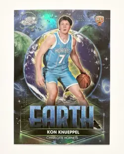 Kon Knueppel 2025 Topps Cosmic Chrome #PPE-10 Earth Planetary Pursuit RC SSP - Image 1