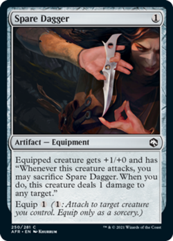 x4 Spare Dagger - Forgotten Realms - NM - MTG - Image 1