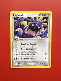 Pokemon Exploud 6/101 EX Hidden Legends REVERSE HOLO Rare Vintage 2004 LP - Image 1