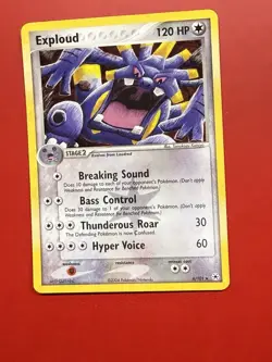 Pokemon Exploud 6/101 EX Hidden Legends REVERSE HOLO Rare Vintage 2004 LP - Image 3