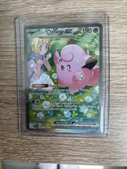 The Pokemon Company Lillie's Clefairy ex 184/159 Sv09 Full Art Holo SIR - Image 1