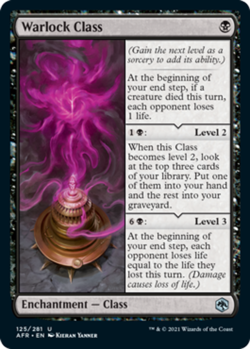 x4 Warlock Class - Forgotten Realms - NM - MTG - Image 1