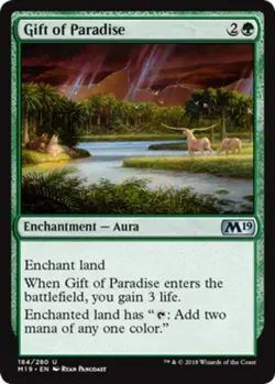 x4 Gift of Paradise - Core Set 2019 (M19) - NM - MTG - Image 1