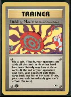 Tickling Machine 119/132 Uncommon Gym Heroes Pokemon 1st Edition Near Mint - Image 1