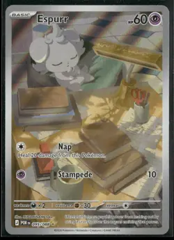Espurr 095/088 Holo Illustration Rare Perfect Order Pokemon Near Mint - Image 1