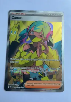 Pokemon TCG Full Art Holo Trainer Lot 2 Canari 257/217 Philippe 110/086 - Image 1
