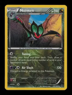 REVERSE HOLO NOIVERN RARE 112/162 LP POKEMON - Image 1