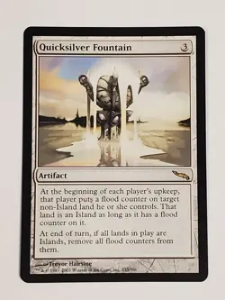 MTG Quicksilver Fountain (Mirrodin/Artifact/R) - BGM - Image 1