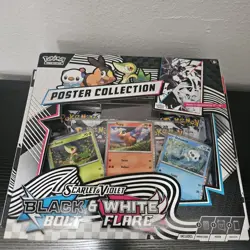Sealed Pokemon TCG Black Bolt White Flare Collection Box Lot Of 3 Victini+Poster - Image 4