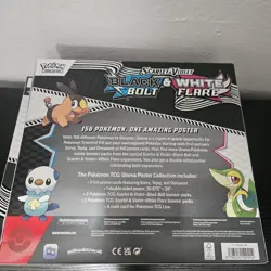 Sealed Pokemon TCG Black Bolt White Flare Collection Box Lot Of 3 Victini+Poster - Image 5