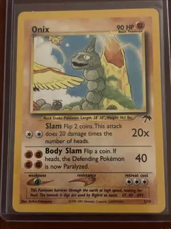 Pokemon - Onix - Southern Islands - 3/18 Near Mint - Image 1