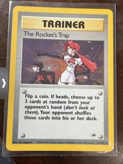 Wizards of the Coast The Rocket's Trap 19/132 Team Rocket Unlimited Regular - Image 1