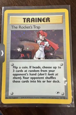 Wizards of the Coast The Rocket's Trap 19/132 Team Rocket Unlimited Regular - Image 2