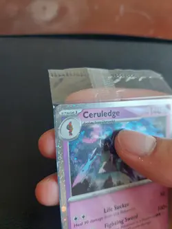 Pokemon TCG Ceruledge 040/091 Pokemon Day 2024 Cosmos Holo Promo SEALED NM/LP - Image 2