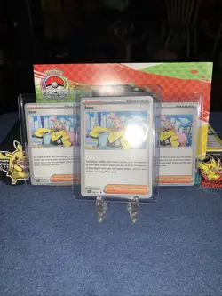 3Iono cards185/193 2023 Pokemon World Championships Variant Paldea Fates B - Image 2