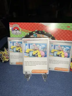 3Iono cards185/193 2023 Pokemon World Championships Variant Paldea Fates B - Image 5